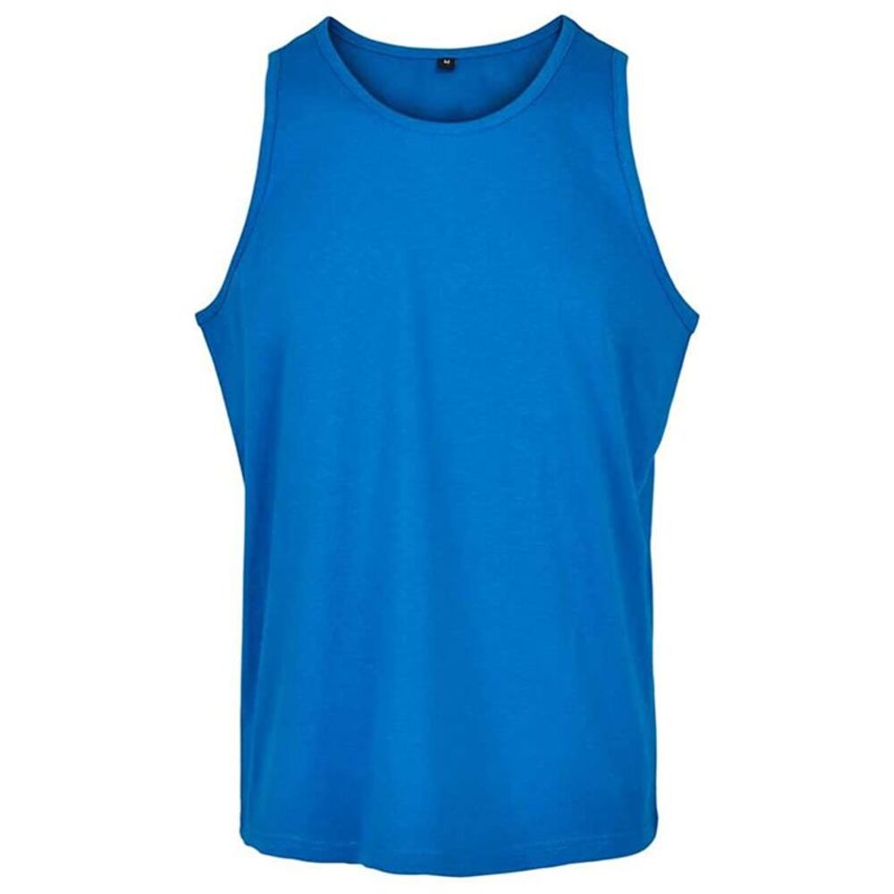 Build Your Brand Mens Basic Tank Top / Cobalt Blue